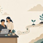 تصویر مفهومی راه اندازی استارت آپ و تبدیل ایده به کسب و کار واقعی